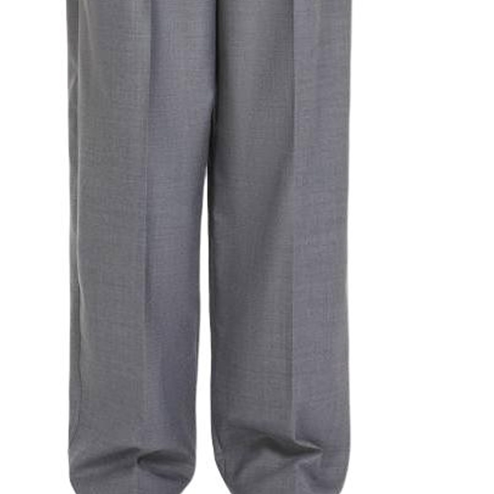 Details for (Women) 'S Max Mara MaxMara Studio  Straight-Leg Casual Pants Grey with Zipper Closure. 6136084106003-JUANITA
