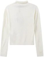 Lookbook (W) ''S Max Mara MaxMara Studio 高領修身長袖毛衣 奶白色。 6366043906009-SAX
