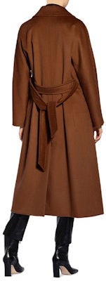 (W) ''S Max Mara マックスマーラ スタジオ アベリア ベルト付きミドル丈コート ブラウン。 60162119000059-ABELIA Shop (W) ''S Max Mara マックスマーラ スタジオ アベリア ベルト付きミドル丈コート ブラウン。 60162119000059-ABELIA