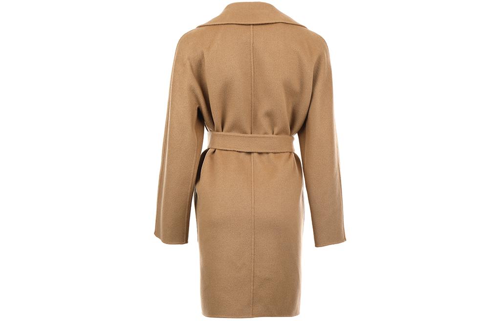(Women) 'S Max Mara MaxMara Studio Canarie  Camel Belted Midi Coat with Lapel Design 2416011081000-010 圖 3