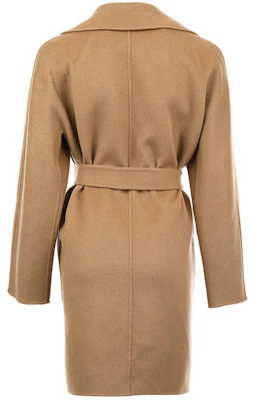 (W) ‘S Max Mara MaxMara Studio Canarie 驼色腰带中长大衣翻领设计 2416011081000-010 Lookbook (W) ‘S Max Mara MaxMara Studio Canarie 驼色腰带中长大衣翻领设计 2416011081000-010