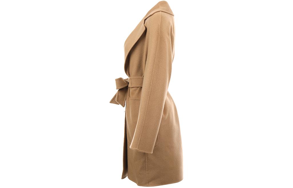 (Women) 'S Max Mara MaxMara Studio Canarie  Camel Belted Midi Coat with Lapel Design 2416011081000-010 圖 4