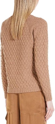 (Women) 'S Max Mara MaxMara Studio Clava Solid Color Knit Pleated Long-Sleeve Sweater 6366053306005-CLAVA Purchase (Women) 'S Max Mara MaxMara Studio Clava Solid Color Knit Pleated Long-Sleeve Sweater 6366053306005-CLAVA