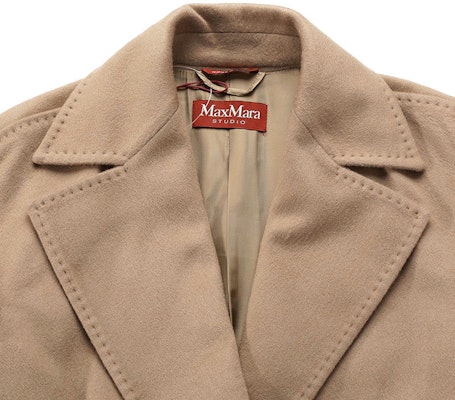 (W) ''S Max Mara MaxMara Studio Cles 長款束腰大衣 驼色 6016023906024-CLES Shop (W) ''S Max Mara MaxMara Studio Cles 長款束腰大衣 驼色 6016023906024-CLES