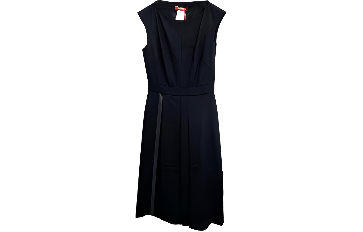 (Women) 'S Max Mara MaxMara Studio Cosmo Sleeveless Black Midi Dress for Women. 6226062306003-COSMO