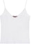 Shop (Women) 'S Max Mara MaxMara Studio Ebano White Button-Up Sleeveless Shirt for Women 6261023106031-EBANO