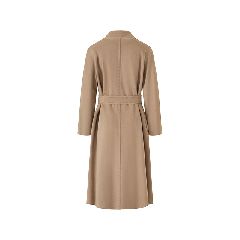 (Women) 'S Max Mara MaxMara Studio Feltro Belted Long Coat  Camel Color. 6016093906014-FELTRO 圖 3