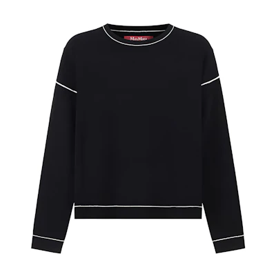 (Women) 'S Max Mara MaxMara Studio Furio Black Cashmere Turtleneck Sweater. 6366012906005-FURIO
