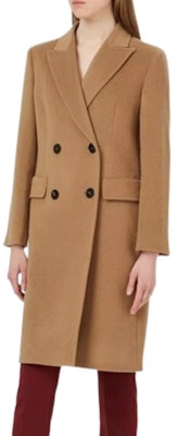 (W) ''S Max Mara MaxMara Studio FW22 Mantel Coklat Double-Breasted 60161629600-006 Shop (W) ''S Max Mara MaxMara Studio FW22 Mantel Coklat Double-Breasted 60161629600-006