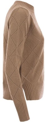 (Women) 'S Max Mara MaxMara Studio FW23 Brown Plaid Crewneck Long Sleeve Sweater 2363660839600 Lookbook (Women) 'S Max Mara MaxMara Studio FW23 Brown Plaid Crewneck Long Sleeve Sweater 2363660839600