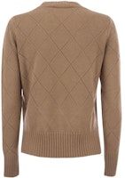 (W) ''S Max Mara MaxMara Studio FW23 棕色格紋圓領長袖毛衣 2363660839600 Shop (W) ''S Max Mara MaxMara Studio FW23 棕色格紋圓領長袖毛衣 2363660839600