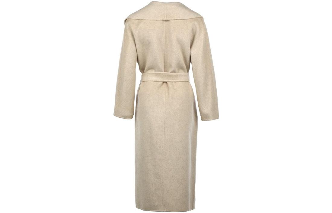 (Women) 'S Max Mara MaxMara Studio Gilbert Long Coat for Women - Grey White 60160529000014-GILBERT 圖 3