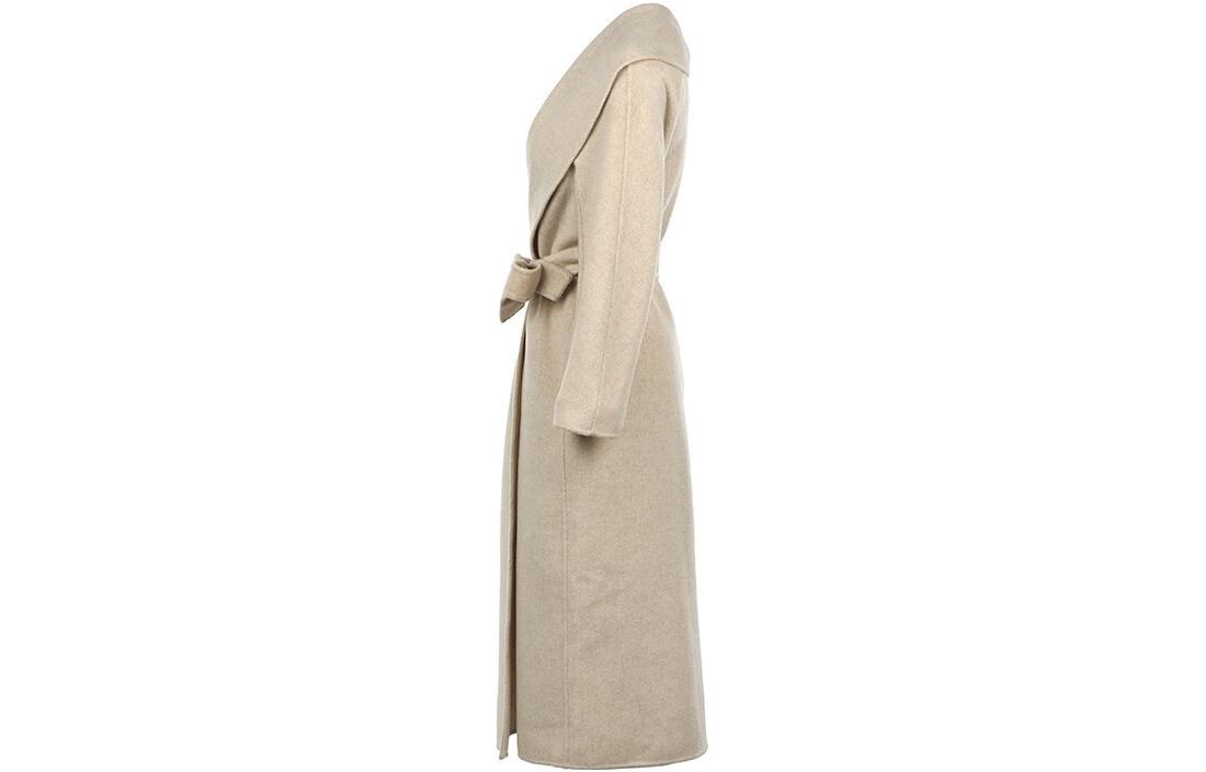 (Women) 'S Max Mara MaxMara Studio Gilbert Long Coat for Women - Grey White 60160529000014-GILBERT 圖 4
