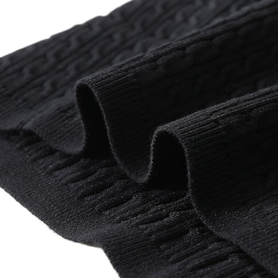 (W) ''Vestido Midi Ajustado de Punto Negro Max Mara Studio Ginosn Ropa Casual'' 6306023906001-GINOSA Sizing (W) ''Vestido Midi Ajustado de Punto Negro Max Mara Studio Ginosn Ropa Casual'' 6306023906001-GINOSA