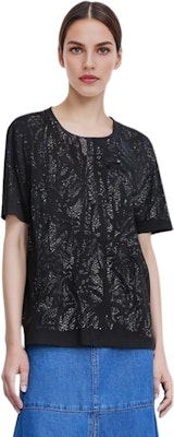 (W) ''스막스마라 스튜디오 레테라 블랙 레이스 크루넥 반팔 티셔츠'' 6941013106003-LETTERA Purchase (W) ''스막스마라 스튜디오 레테라 블랙 레이스 크루넥 반팔 티셔츠'' 6941013106003-LETTERA