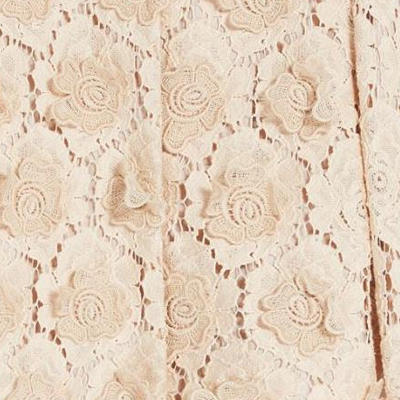 Sizing (Women) 'S Max Mara MaxMara Studio Lirica Pink Lace Floral Trim Jacket for Women. 6041043406001-LIRICA