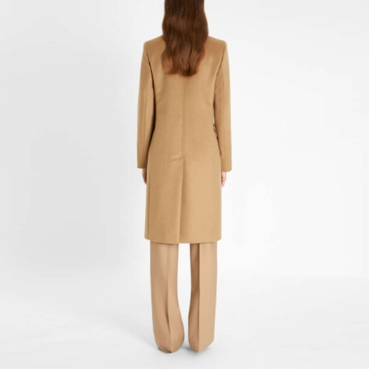 (Women) 'S Max Mara MaxMara Studio Long Wool Coat Double-Breasted Solid Color. 6016151906006-MANUEL 圖 4