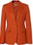 Buy (Women) 'S Max Mara MaxMara Studio Lugano Orange Single-Breasted Casual Blazer. 60460513000006-LUGANO