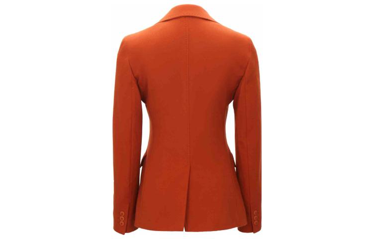 Lookbook (Women) 'S Max Mara MaxMara Studio Lugano  Orange Single-Breasted Casual Blazer. 60460513000006-LUGANO