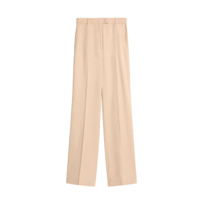 (Women) 'S Max Mara MaxMara Studio Mallo Wool Satin Crepe Casual Blazer Khaki. 6131042706001-MALLO