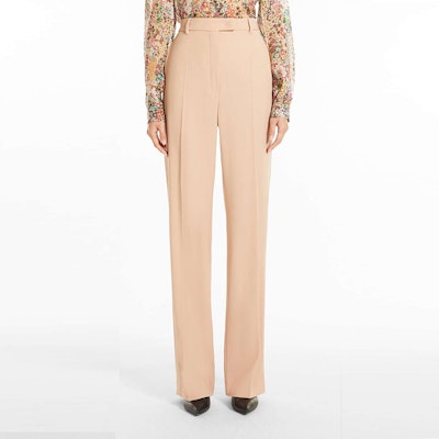 (Women) 'S Max Mara MaxMara Studio Mallo Wool Satin Crepe Casual Blazer Khaki. 6131042706001-MALLO Shop (Women) 'S Max Mara MaxMara Studio Mallo Wool Satin Crepe Casual Blazer Khaki. 6131042706001-MALLO