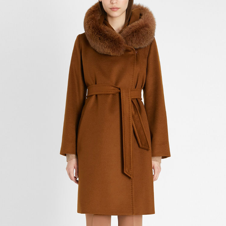 Lookbook (W) ''斯玛拉 MaxMara Studio MANGO系列经典领结款女款大衣'' 6016131906059-MANGO