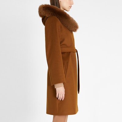 (W) ''S Max Mara MaxMara Studio MANGO シリーズ クラシック タイネック コート レディース 6016131906059-MANGO Purchase (W) ''S Max Mara MaxMara Studio MANGO シリーズ クラシック タイネック コート レディース 6016131906059-MANGO