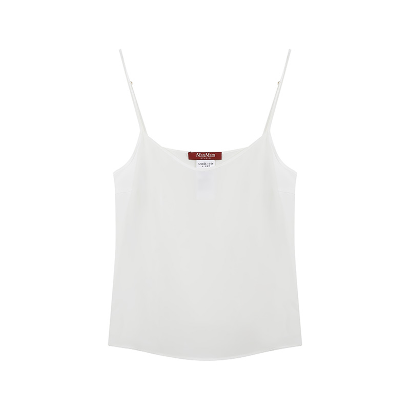 Shop (Women) 'S Max Mara MaxMara Studio Orietta Collection White Lightweight Long-Sleeve Shirt for Women 6266013906001-ORIETTA