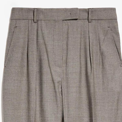 (Women) 'S Max Mara MaxMara Studio Palpiti High-Waist Checkered Tapered Pants for Women. 6136123306037-PALPITI Sizing (Women) 'S Max Mara MaxMara Studio Palpiti High-Waist Checkered Tapered Pants for Women. 6136123306037-PALPITI