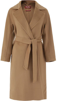 (W) ''Max Mara Studio Rapido Mantel Panjang dengan Ikat Pinggang Warna Coklat Solid'' 1601106106010-RAPIDO Order (W) ''Max Mara Studio Rapido Mantel Panjang dengan Ikat Pinggang Warna Coklat Solid'' 1601106106010-RAPIDO