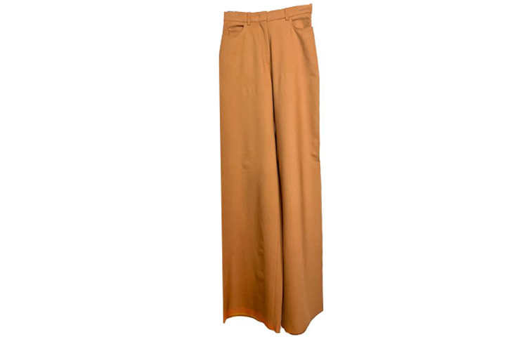 Order (W) ''Max Mara Studio Samovar Pantalones Rectos de Lana Caramelo para Mujer'' 6136012306011-SAMOVAR