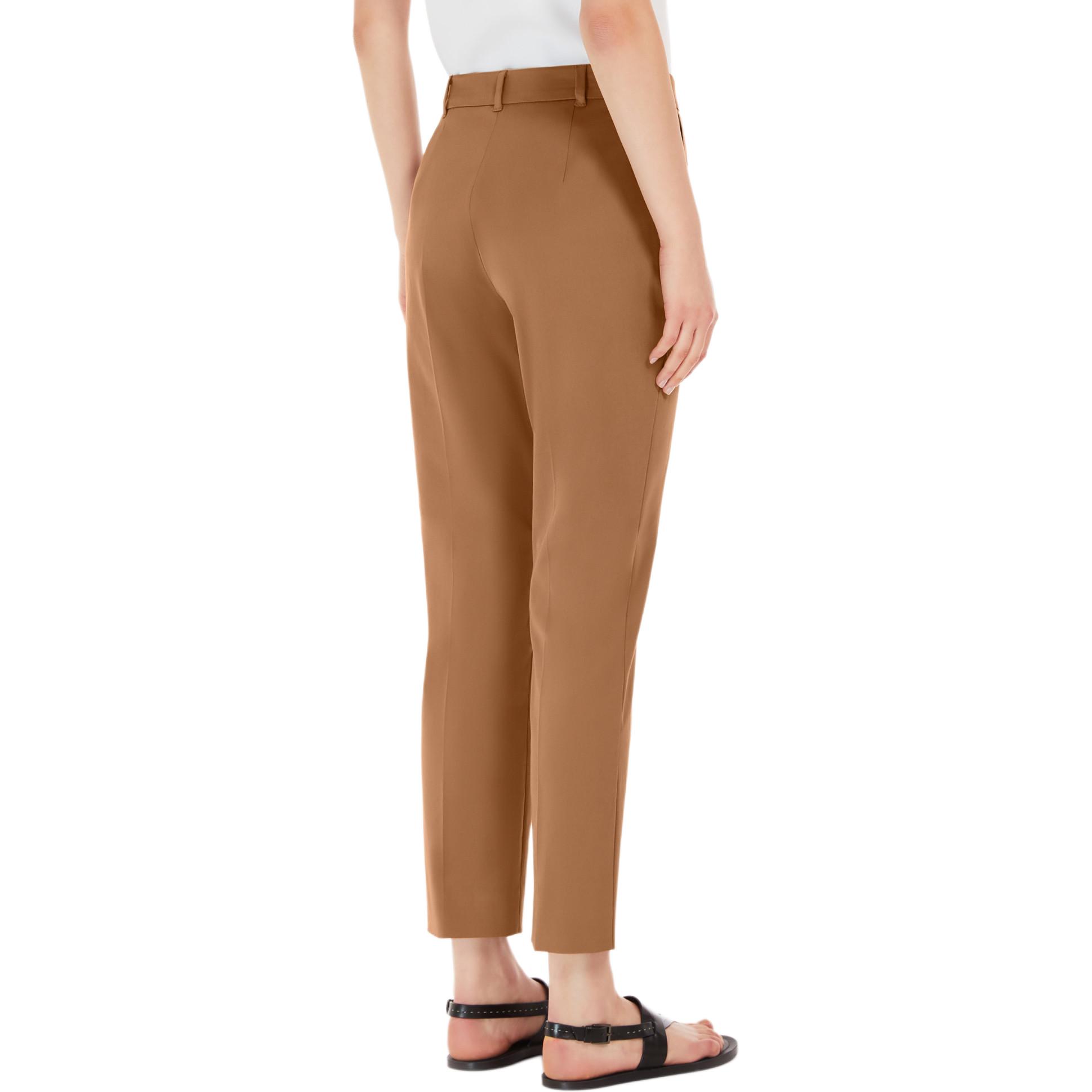 Purchase (W) ''Pantalón cigarrillo de cintura alta Max Mara Studio Stemma Mujer Casual Tabaco'' 6131064206013-STEMMA