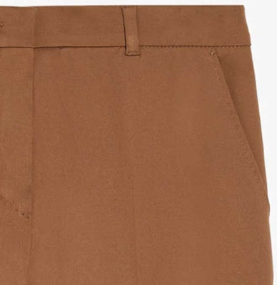 (Women) 'S Max Mara MaxMara Studio Stemma High-Waist Cigarette Pants Women’s Casual Tobacco Color 6131064206013-STEMMA Sizing (Women) 'S Max Mara MaxMara Studio Stemma High-Waist Cigarette Pants Women’s Casual Tobacco Color 6131064206013-STEMMA