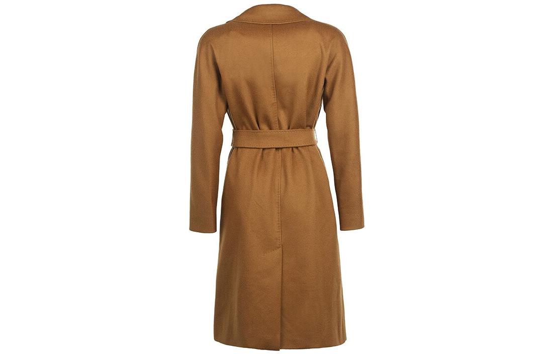 (Women) 'S Max Mara MaxMara Studio Superbo Long Brown Belted Coat for Women. 60161429000059-SUPERBO 圖 3
