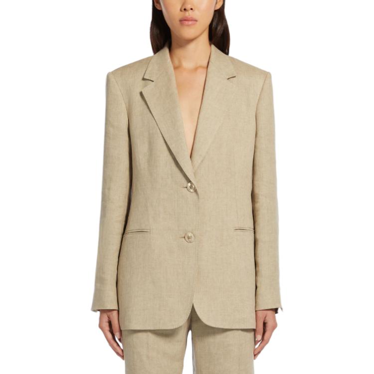 (Women) 'S Max Mara MaxMara Studio Vandea Beige Slim-Fit Single-Breasted  Blazer. 6041034206016-VANDEA 圖 4