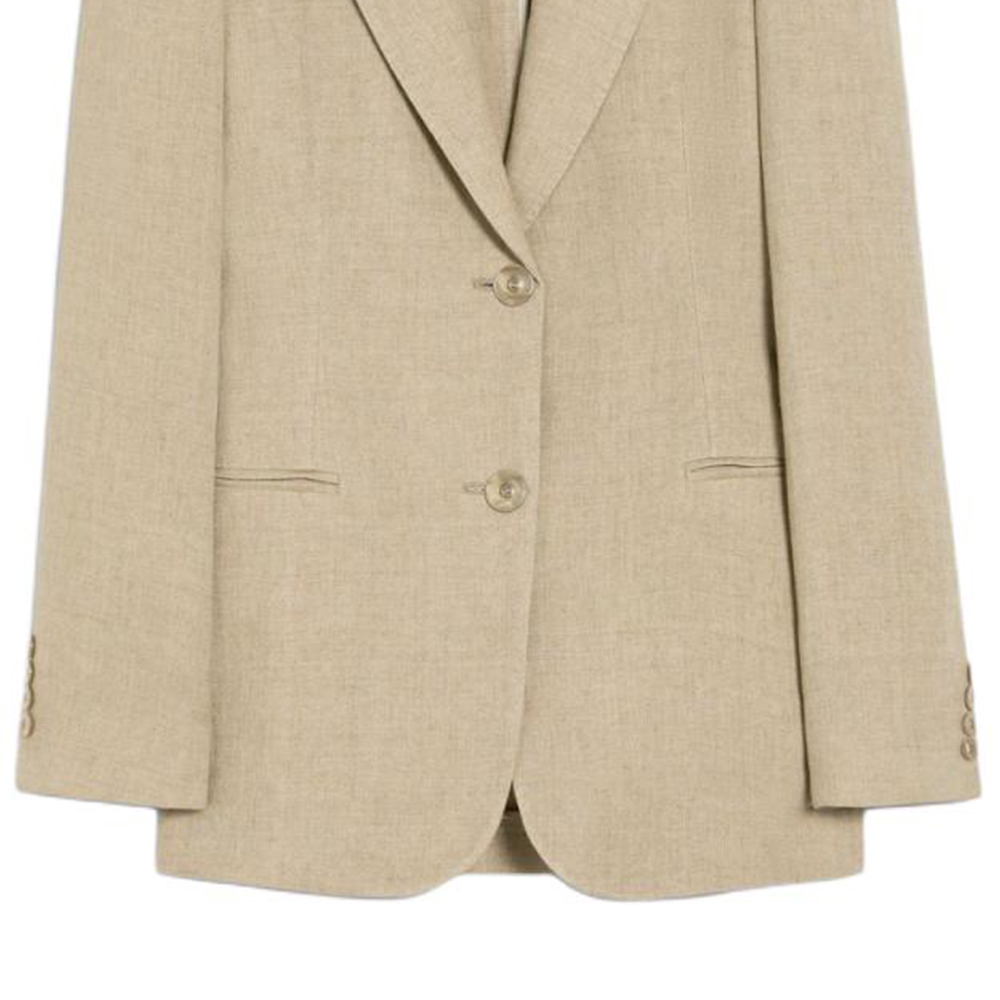 (Women) 'S Max Mara MaxMara Studio Vandea Beige Slim-Fit Single-Breasted  Blazer. 6041034206016-VANDEA 圖 7