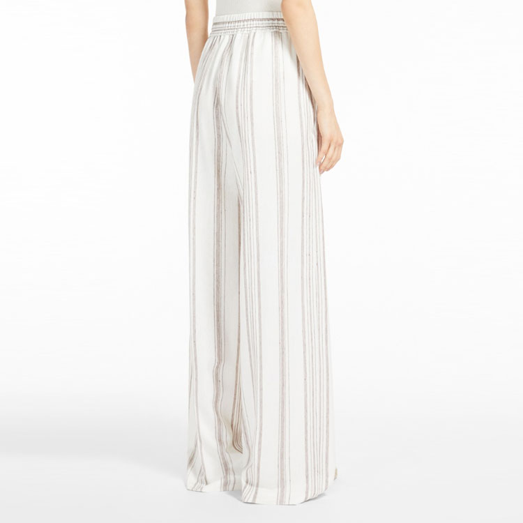 Shop (W) Pantalones Casuales Rayados Sueltos Mujer Blancos ''S Max Mara MaxMara Sultano. 1781012206001-SULTANO