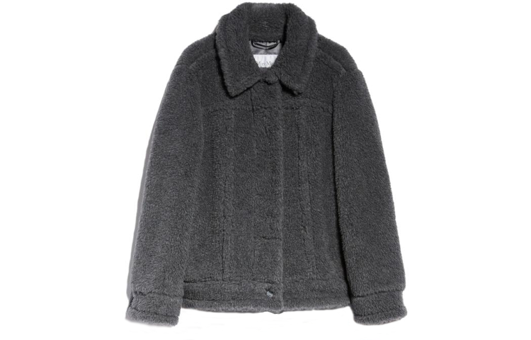 (Women) 'S Max Mara MaxMara Teddino Solid Color Long Sleeve Coat Jacket Women’s - Grey. 1086023306001-TEDDINO1 圖 2