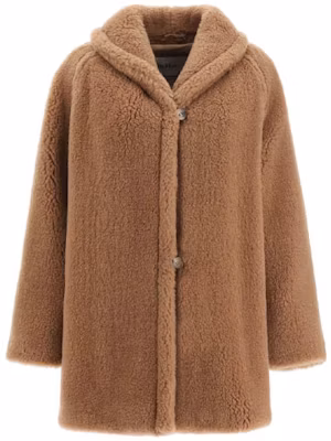 (Women) 'S Max Mara MaxMara TEDDY2 Brown Cashmere Silk Coat 10860303000-TEDDY2 Buy (Women) 'S Max Mara MaxMara TEDDY2 Brown Cashmere Silk Coat 10860303000-TEDDY2