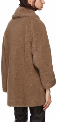 (Women) 'S Max Mara MaxMara TEDDY2 Brown Cashmere Silk Coat 10860303000-TEDDY2 Shop (Women) 'S Max Mara MaxMara TEDDY2 Brown Cashmere Silk Coat 10860303000-TEDDY2