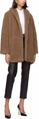(Women) 'S Max Mara MaxMara TEDDY2 Brown Cashmere Silk Coat 10860303000-TEDDY2 Details for (Women) 'S Max Mara MaxMara TEDDY2 Brown Cashmere Silk Coat 10860303000-TEDDY2