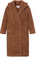(Women) 'S Max Mara MaxMara Teddy Bear Long Coat in Camel Color 2310161433000001-TEDDY (Women) 'S Max Mara MaxMara Teddy Bear Long Coat in Camel Color 2310161433000001-TEDDY