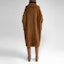 Shop (Women) 'S Max Mara MaxMara Teddy Classic Long Coat for Women - Tobacco Brown 1016151306015-TEDGIRL