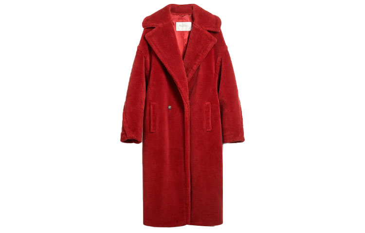 (Women) 'S Max Mara MaxMara Teddy Classic Long Red Teddy Bear Coat. 1016151306012-TEDGIRL 圖 2