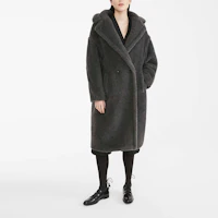 Shop (W) Max Mara 泰迪熊長版大衣 經典深灰 1016070306001-TEDDY1