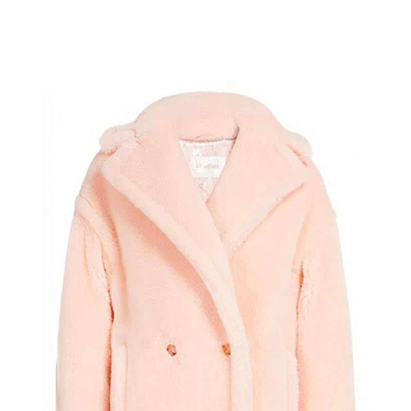 Details for (W) ''S Max Mara MaxMara Teddy 系列經典女裝長版大衣 - 粉紅色。 1011052106009-TEDGIRL