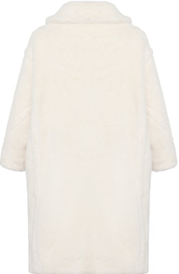 (Women) 'S Max Mara MaxMara Teddy White Wool Blend Double-Faced Coat 1016150306001-TEDGIRL Lookbook (Women) 'S Max Mara MaxMara Teddy White Wool Blend Double-Faced Coat 1016150306001-TEDGIRL
