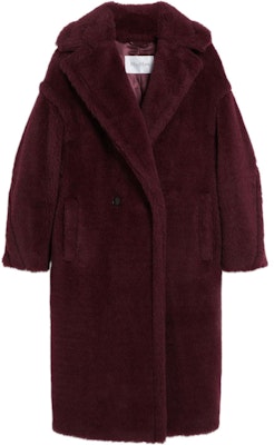(Women) 'S Max Mara MaxMara Tedgirl Teddy Wool Blend Coat Burgundy Red 1016022306019-TEDGIRL Buy (Women) 'S Max Mara MaxMara Tedgirl Teddy Wool Blend Coat Burgundy Red 1016022306019-TEDGIRL