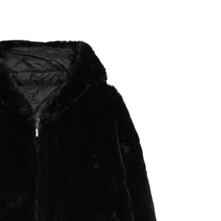 Shop (Women) 'S Max Mara MAXMARA THE CUBE  Black Solid Zip-Up Hoodie Long Sleeve Jacket 2394861436600