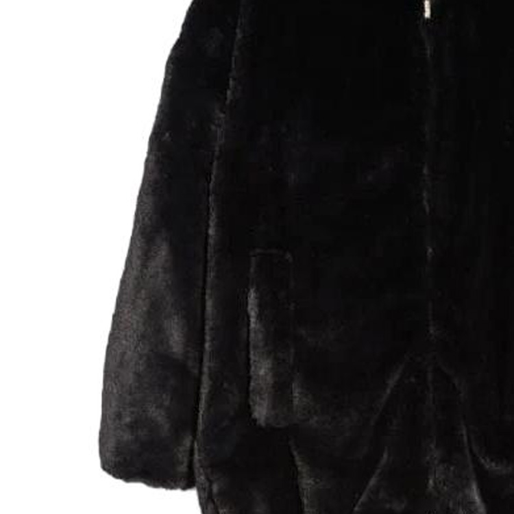 Purchase (Women) 'S Max Mara MAXMARA THE CUBE  Black Solid Zip-Up Hoodie Long Sleeve Jacket 2394861436600